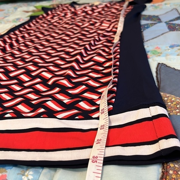 MICHAEL Michael Kors Geometric Print Cap Sleeve Dress - Picture 11 of 13